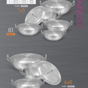 Flat Karahi Set