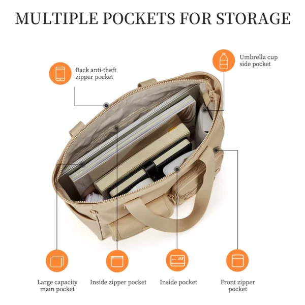 AJI 2025 New Tote Bag For Women Lightweight Large Capacity Waterproof Shoulder Bag Women'S Bags Fashion Female Shoulder Handbags - Image 3