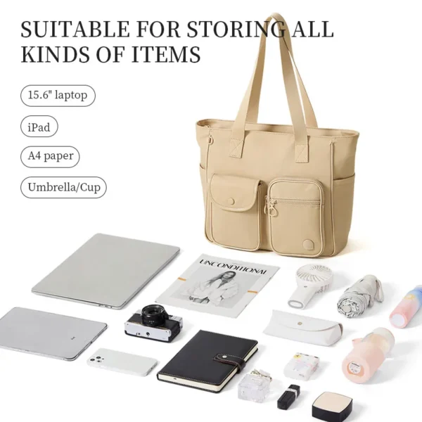 AJI 2025 New Tote Bag For Women Lightweight Large Capacity Waterproof Shoulder Bag Women'S Bags Fashion Female Shoulder Handbags - Image 4
