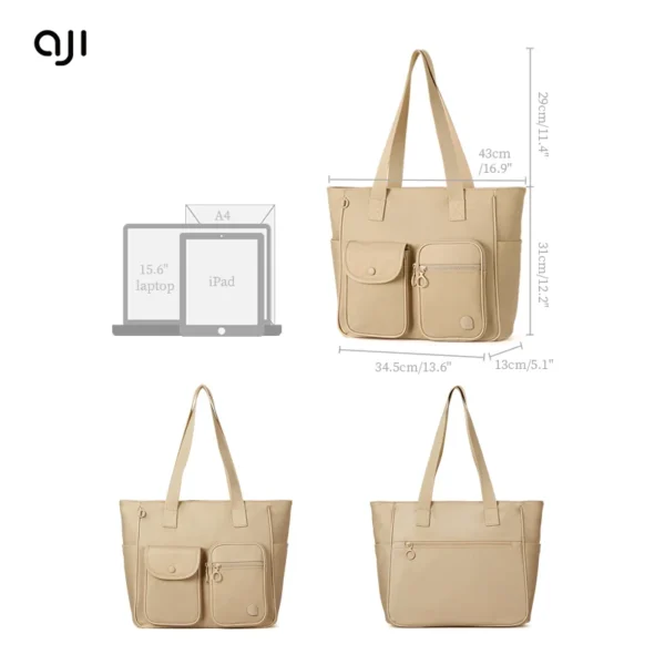 AJI 2025 New Tote Bag For Women Lightweight Large Capacity Waterproof Shoulder Bag Women'S Bags Fashion Female Shoulder Handbags - Image 5