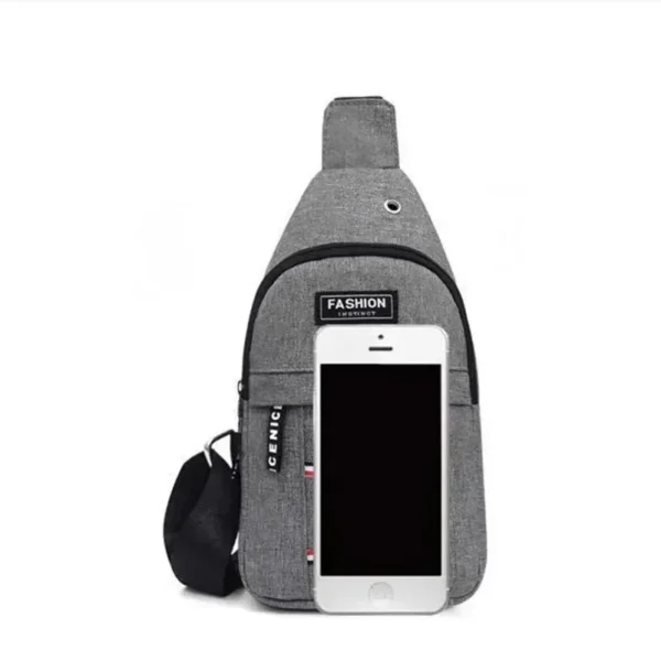 Fashionable and Trendy Lightweight Single Minimalist Shoulder Crossbody Bag for Men with Large Capacity for Leisure and Sports - Image 5