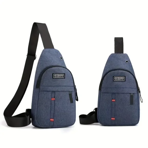 Chest Bag Men's One Shoulder Crossbody Bag Large Capacity Outdoor Sports And Leisure Fashion Small Shoulder Bag Large Capacit - Image 4